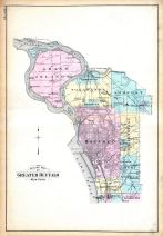 Outline Map of Greater Buffalo, Buffalo 1915 Vol 3 Suburban